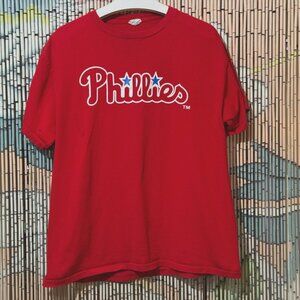 Philadelphia Phillies Phanatic Citizens Bank Cotton T-Shirt, Red, Large